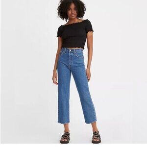 Levi's Ribcage Straight Jeans in BlueSz. 27